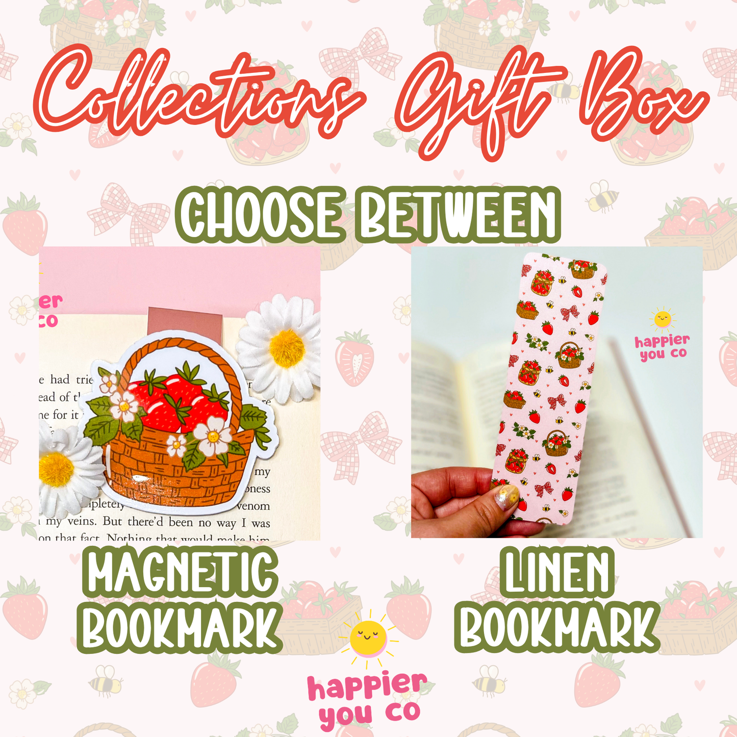 Strawberry Spring Garden Collections Gift Box