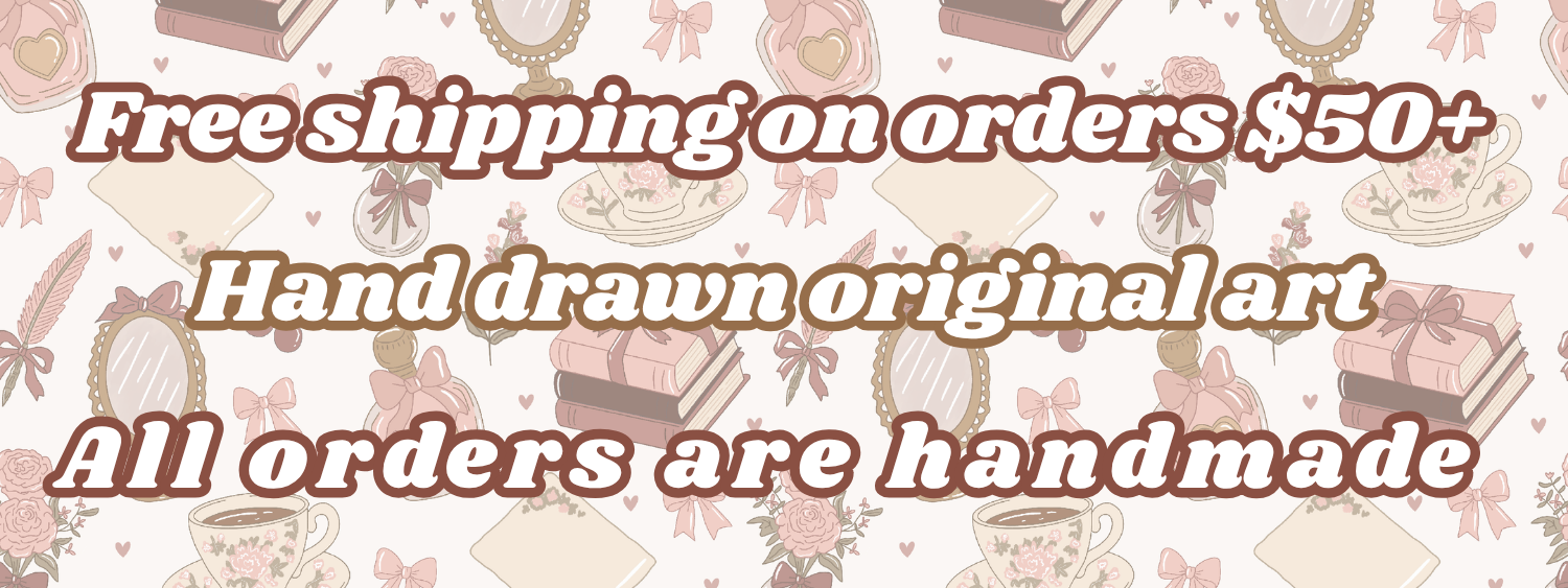 Promotional text overlay on a decorative background with illustrations of tea cups and teapots.